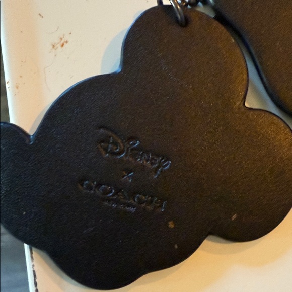 Disney and Coach collectible Black and White Mickey Keychain or Purse Charm - Picture 6 of 7